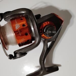 Orange and Black Fishing Reel